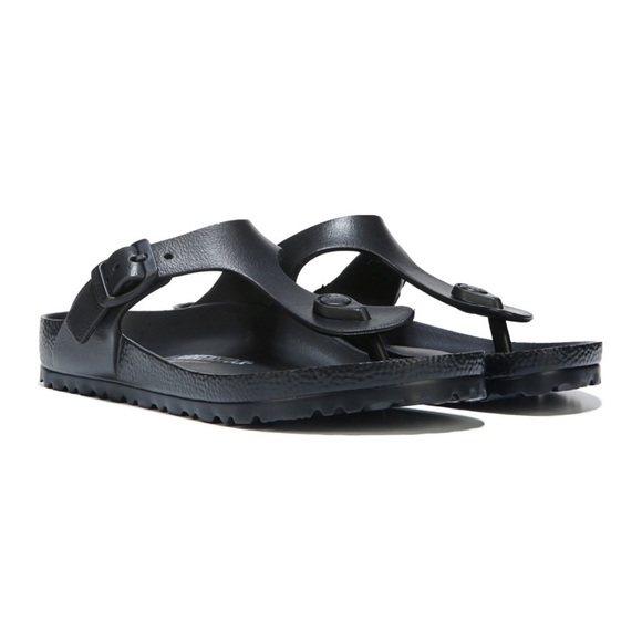 Birkenstock Shoes - Birkenstock Size 37 Gizeh Essentials EVA in Black Thong Footbed Sandal
